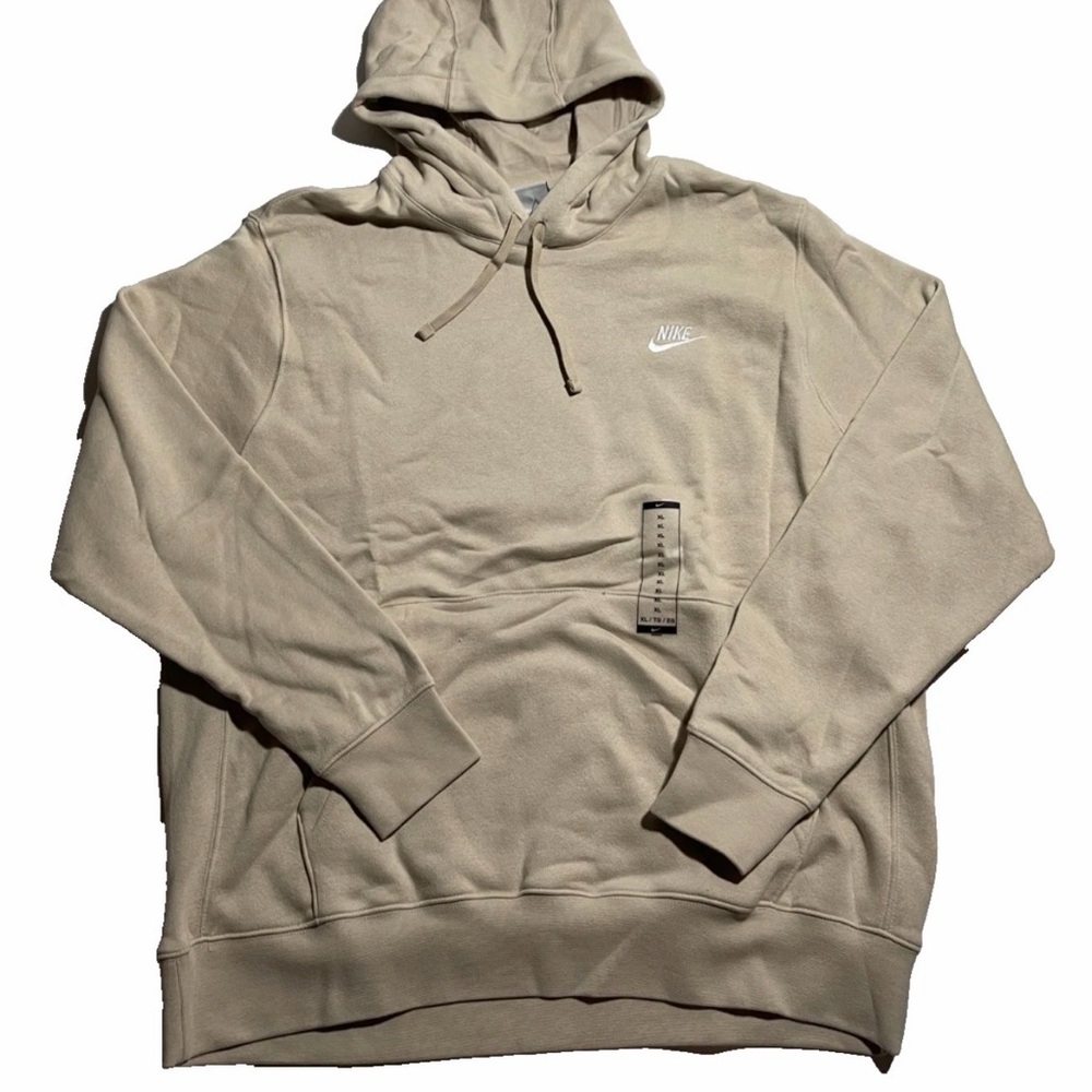 Nike Men’s Beige Hoodie XL | BV2654-206 | Pullover Fleece |